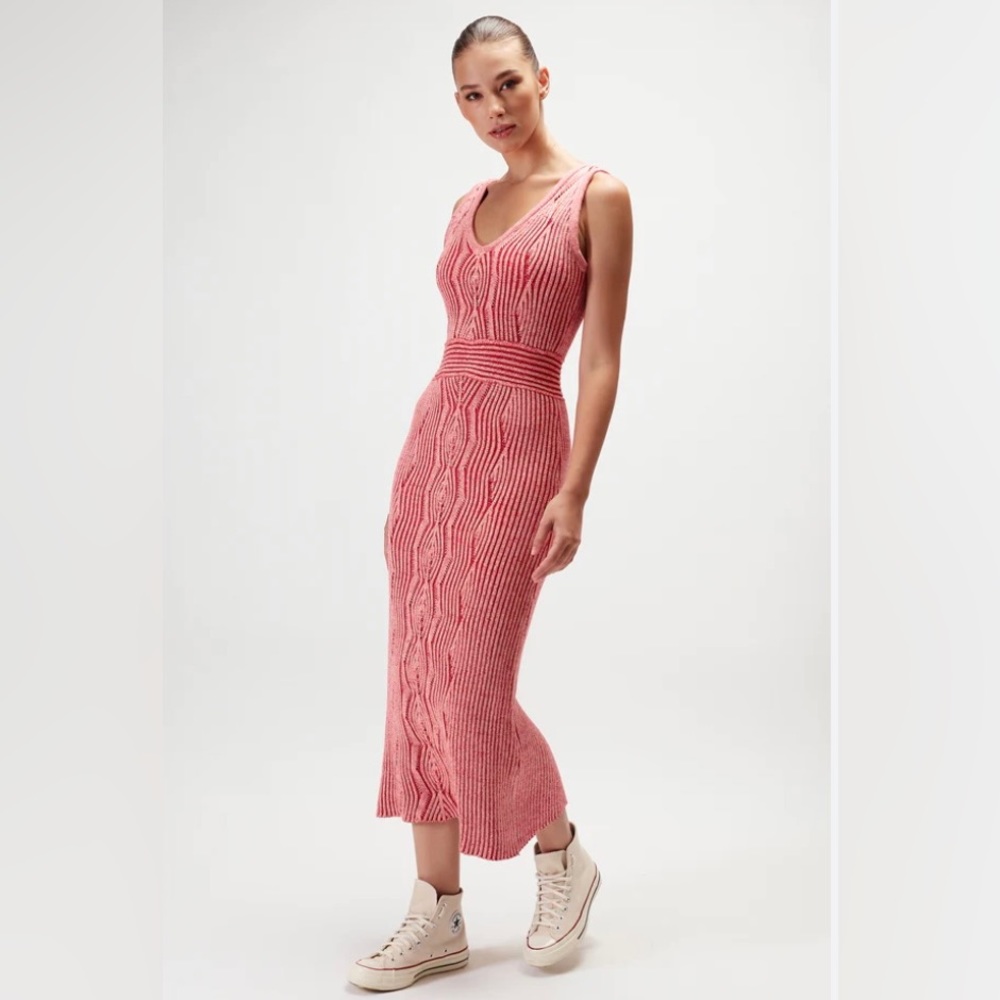 NWOT Pink Midi Dress